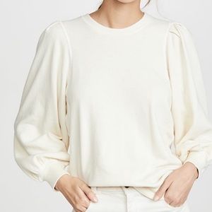 THE GREAT. Cream Sweatshirt